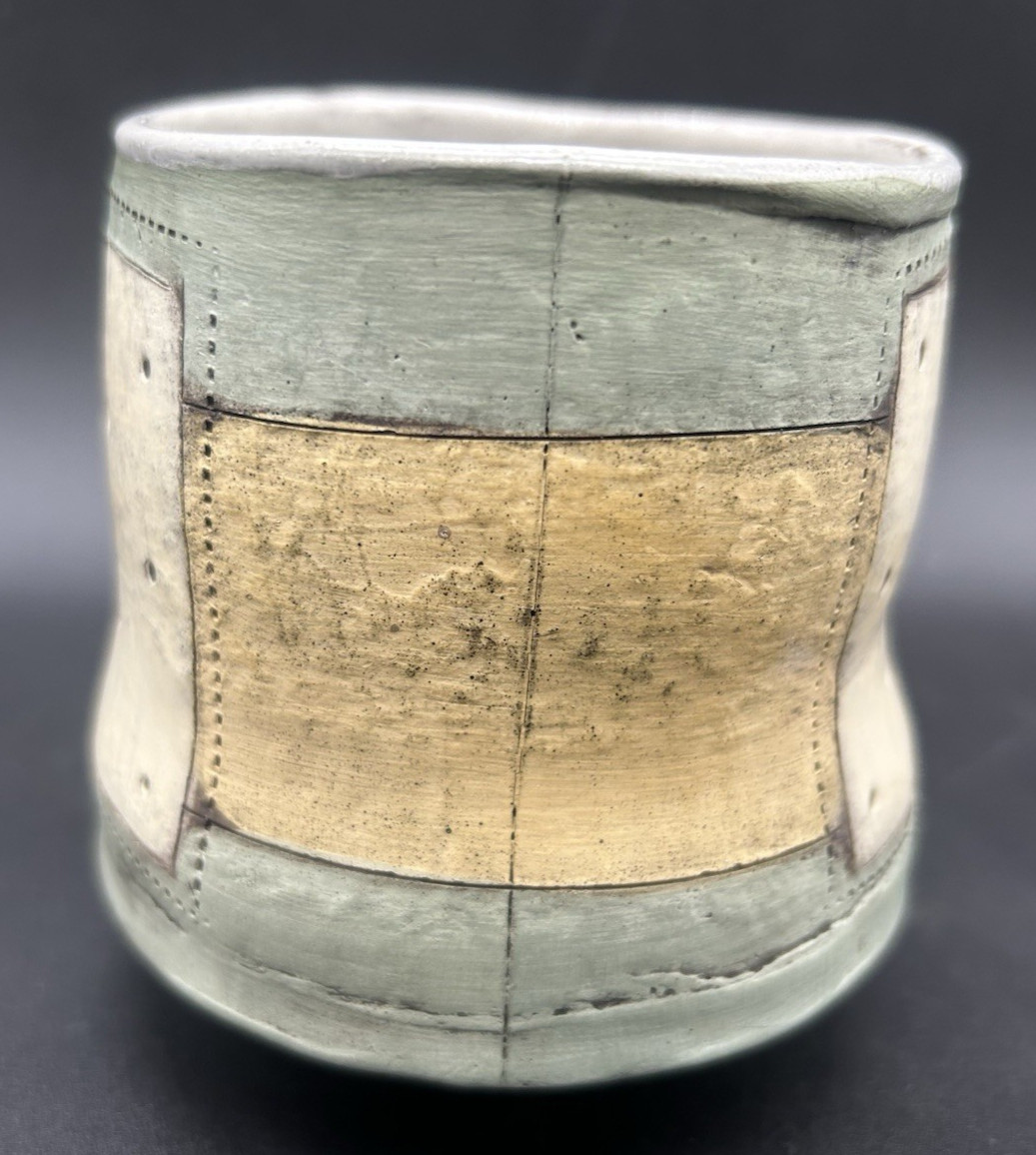 Mark Arnold 2017 Portfolio Art Pottery Organic Free Form Ceramic Mug