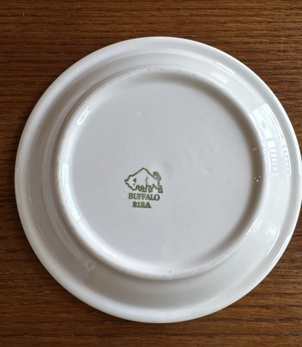 Vintage Buffalo China White Restaurant 6 1/4″” Bread Dessert Plates Set of 5