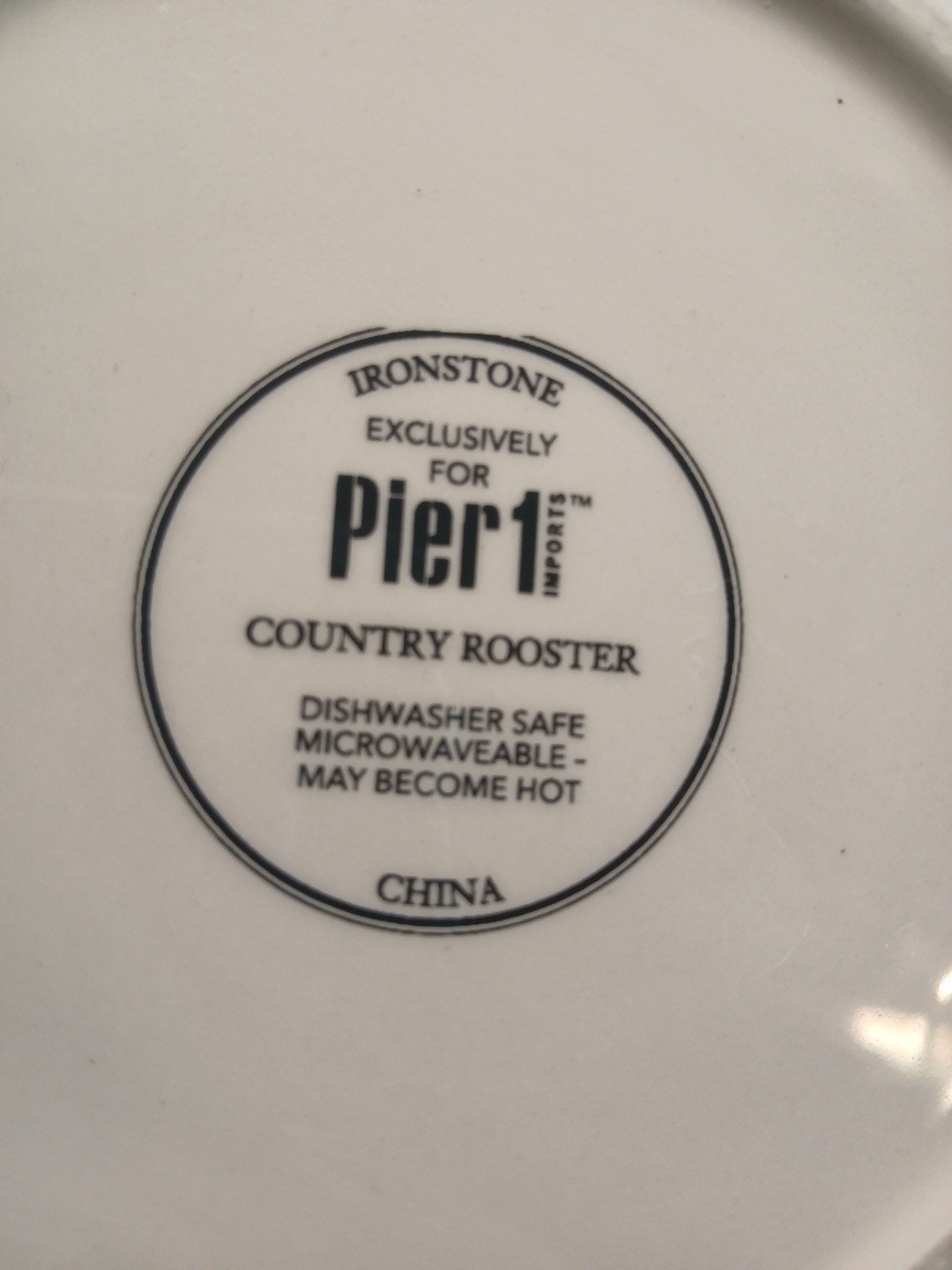 Pier 1 Imports Bowl 8 Inches Diameter County Roster