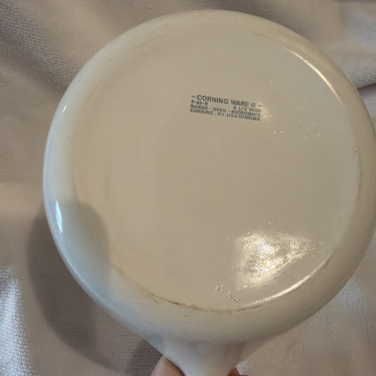 Corning Ware 6.5 in Saucepan/Skillet P-83-B – Cornflower Blue, No Lid, USA, VTG