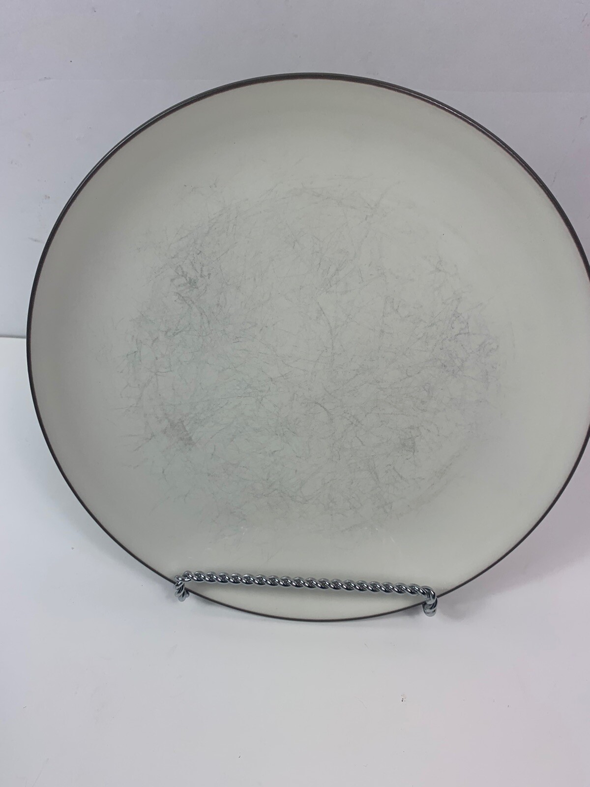 NORITAKE COLORWAVE CHOCOLATE SALAD PLATE(S) 8 3/8″ & Dinner Plate 10 3/8”