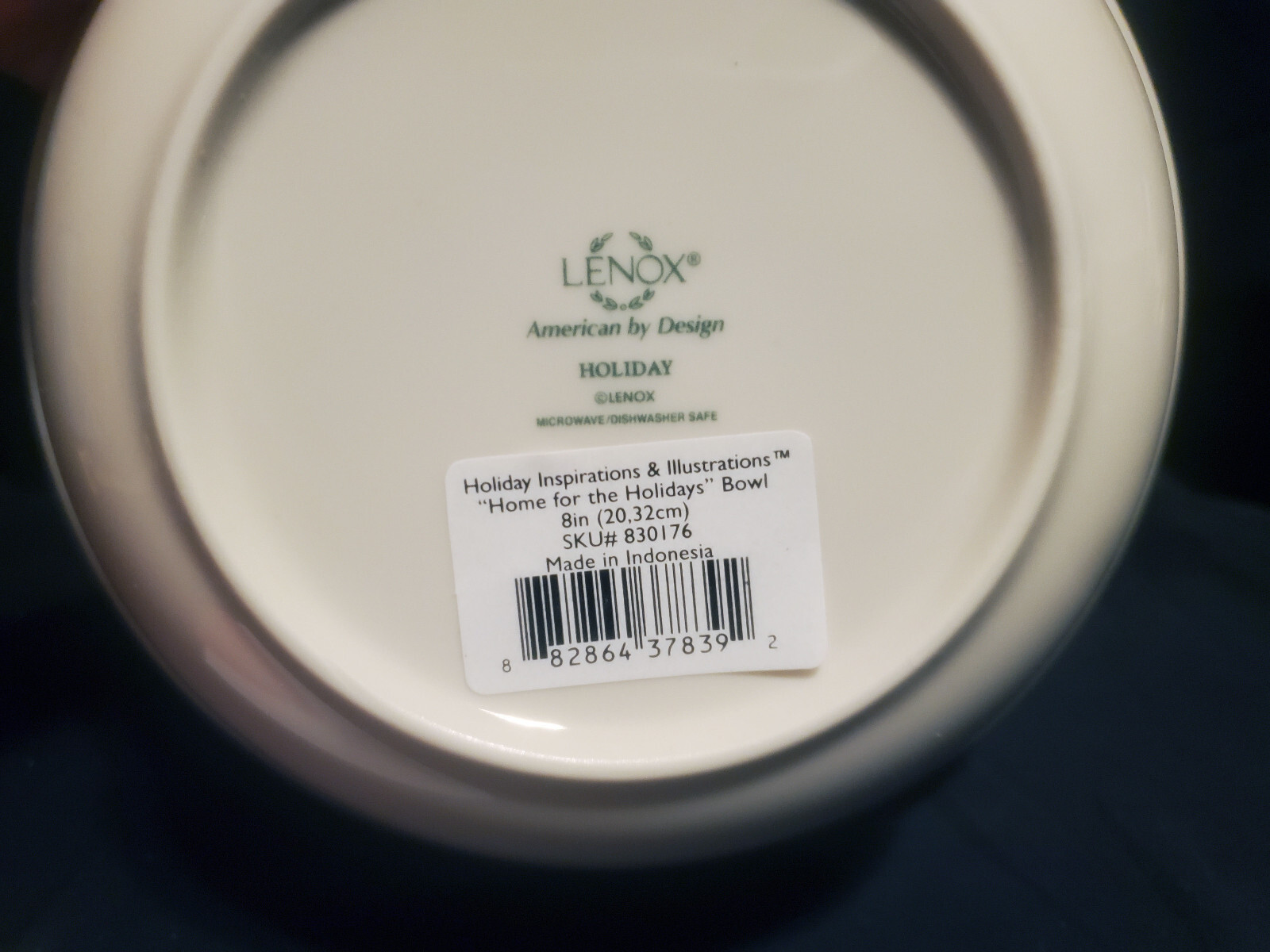 NEW LENOX Holiday Home For The Holidays Bowl In Original Box.