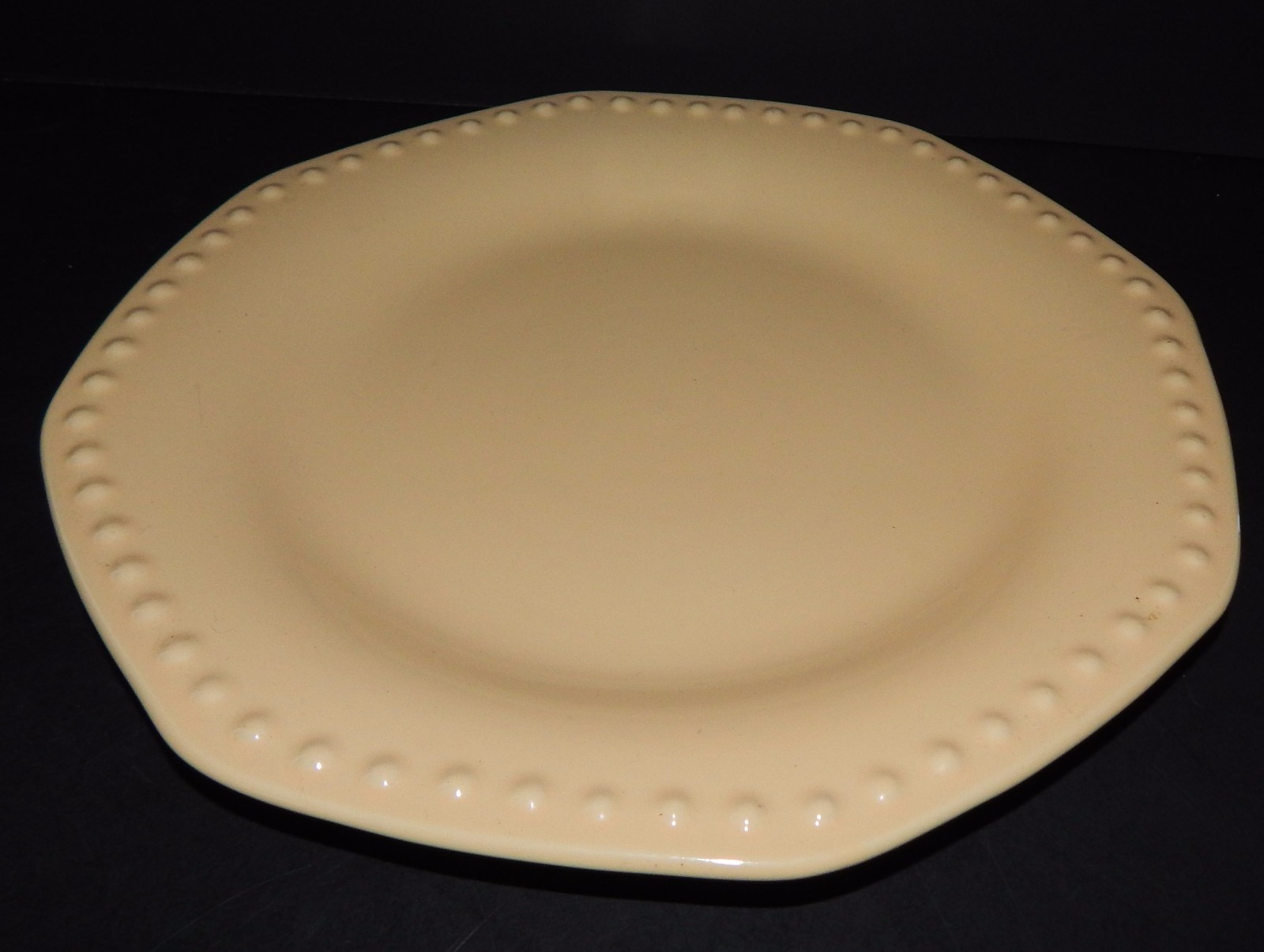 Elegant Dining Charisma Collection Yellow 11″ Dinner Plate Vintage