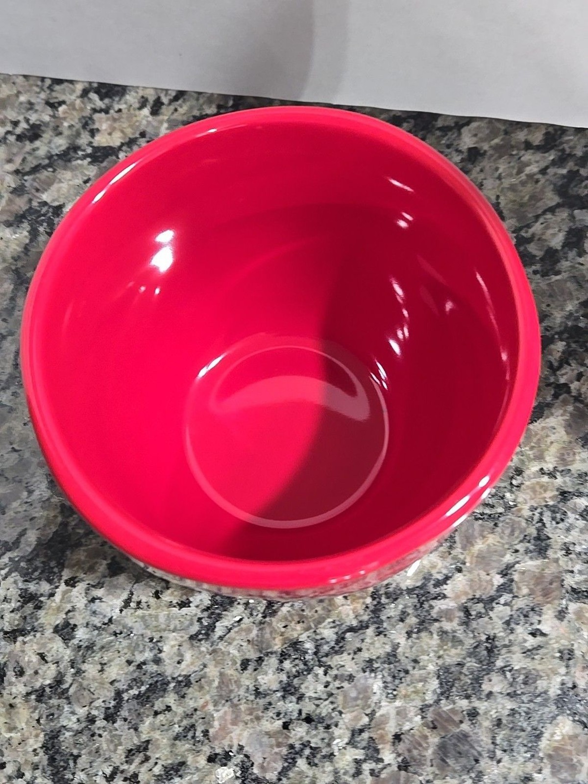 Rae Dunn Ice cream Red Bowl