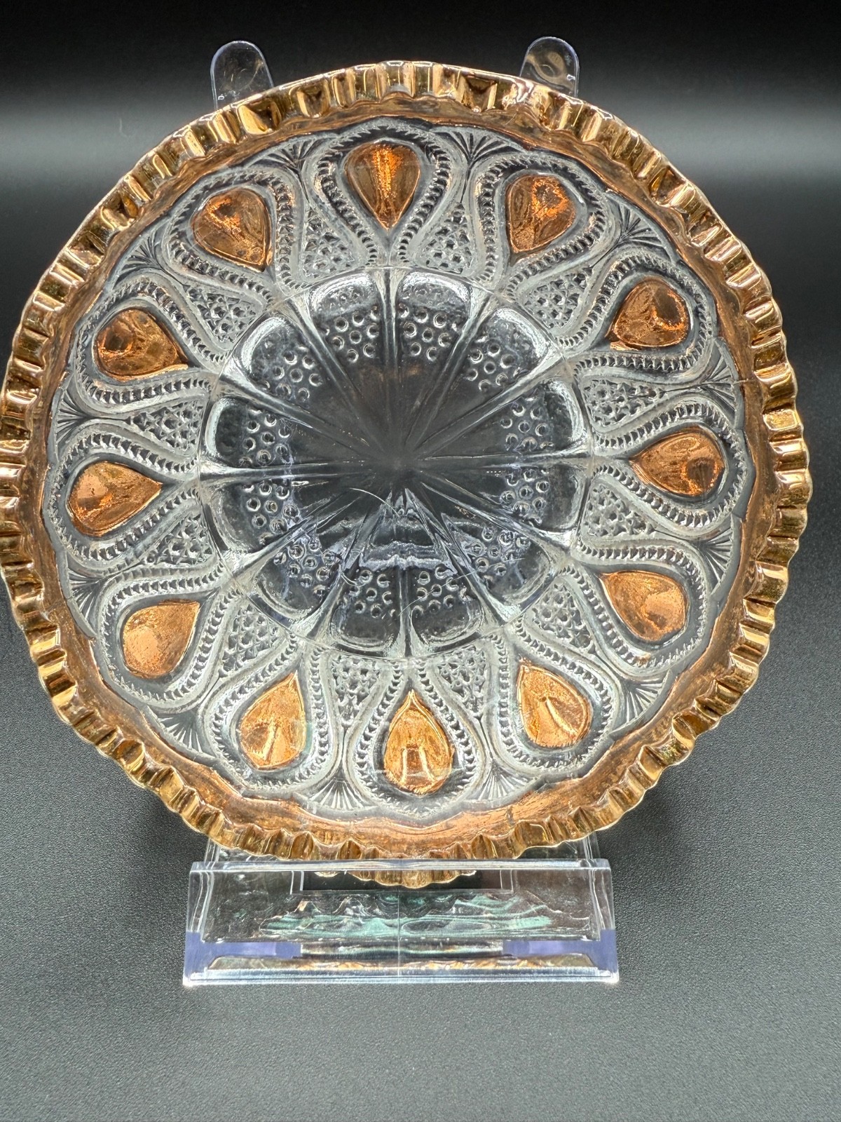 6 Antique EAPG U.S. Glass New Jersey Berry Bowl Pieces 1900-1908 4 1/2”
