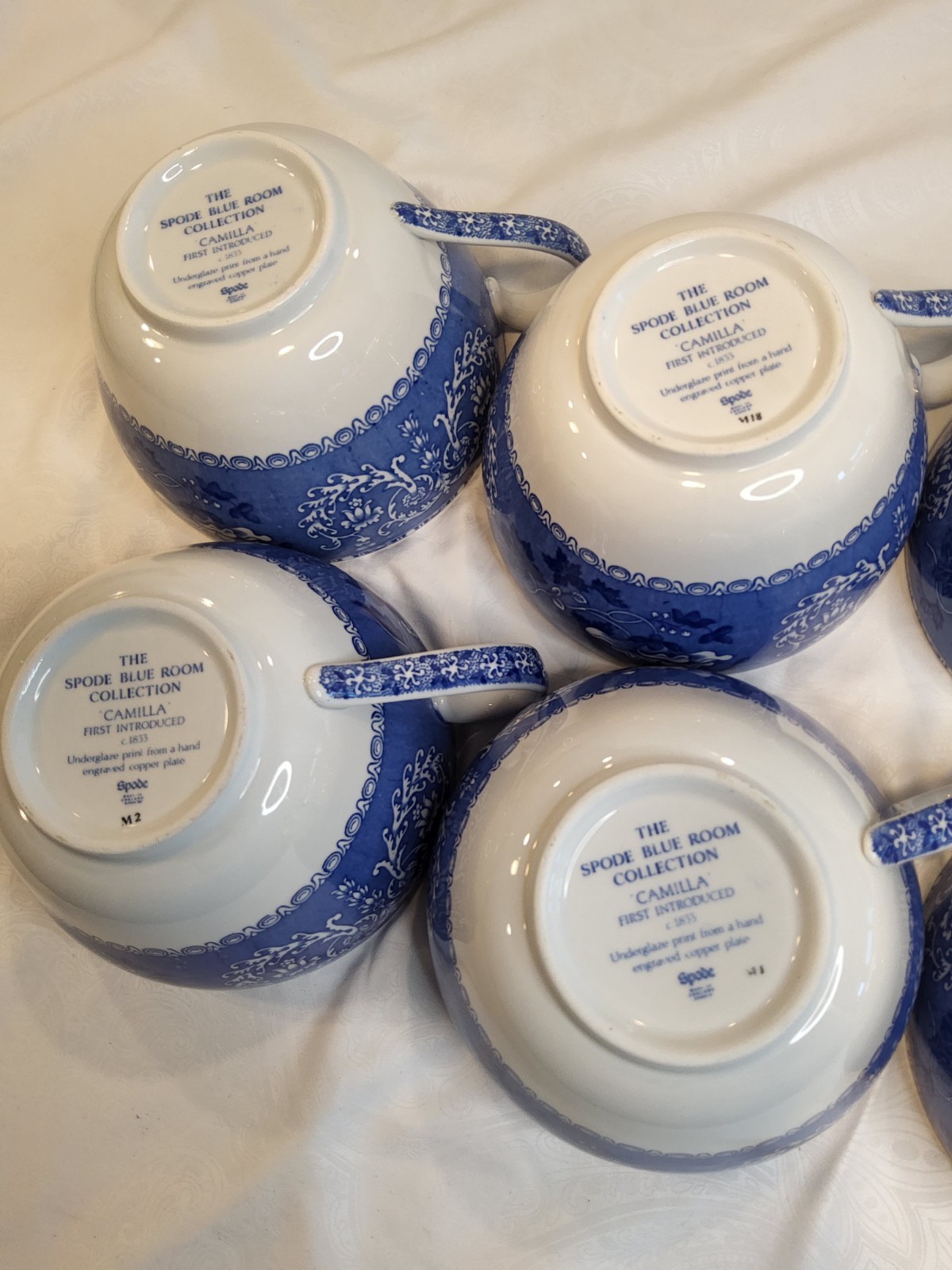 Spode Vintage Copeland Camilla Large Soup Cup and Saucer – 2 Piece Set.