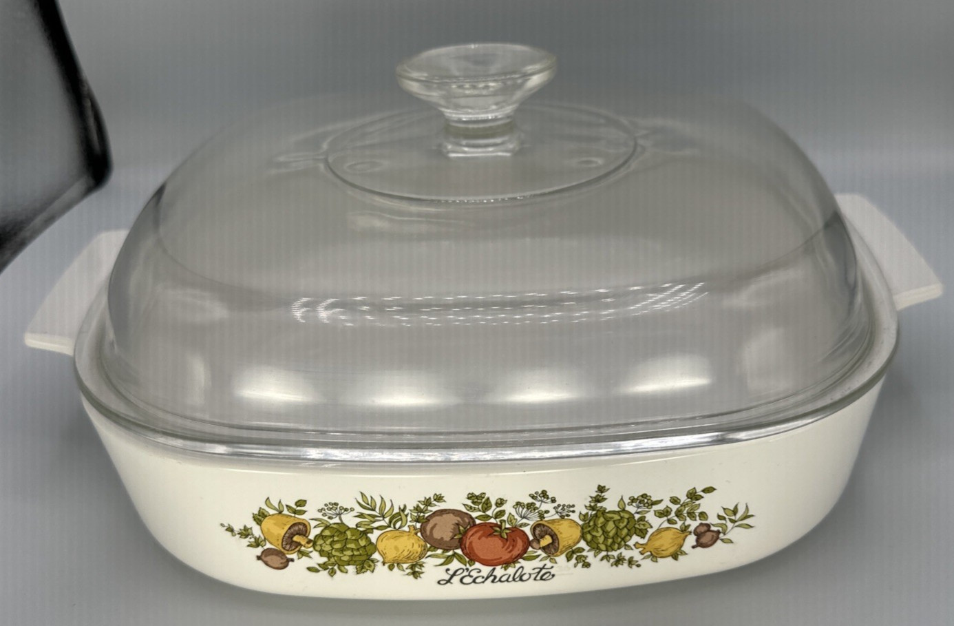 Corning Ware Spice of Life A-2-B A-10-B Casserole Dish Set w/ Glass Lids 4 Pc