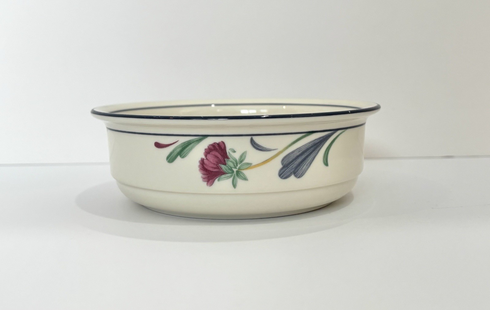 Lenox Poppies On Blue 6.25 In Cereal/Salad/Soup Bowl