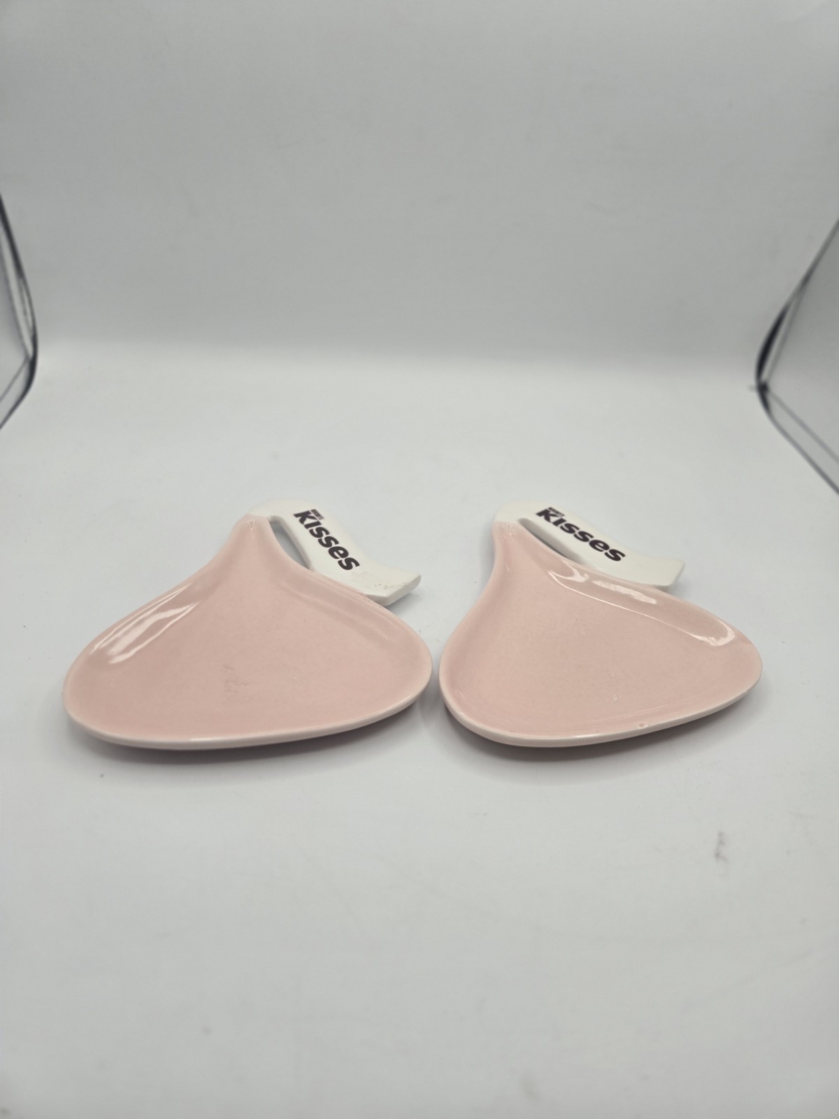 Godinger Hershey’s Kisses Pink Ceramic Trinket Dishes Set of 2 Candy Dish 64899