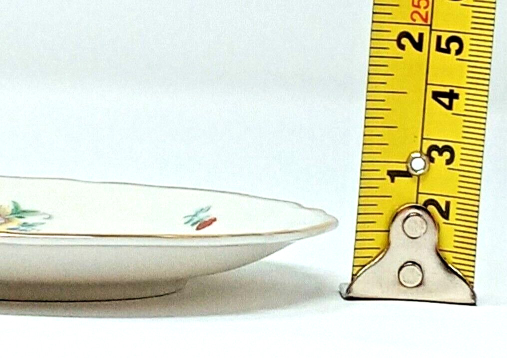 Hutschenreuther Bavaria Germany US Zone Floral Flowers Saucer Plate EUC