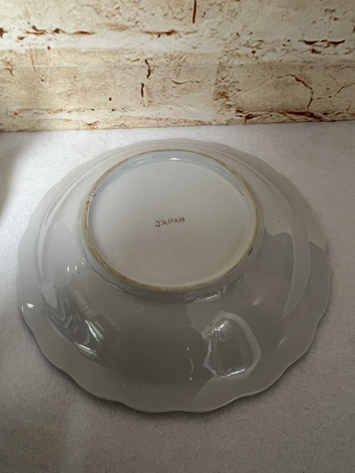Vintage China Small Creamer Pitcher & Saucer, Made In Japan, Floral, Cottagecore