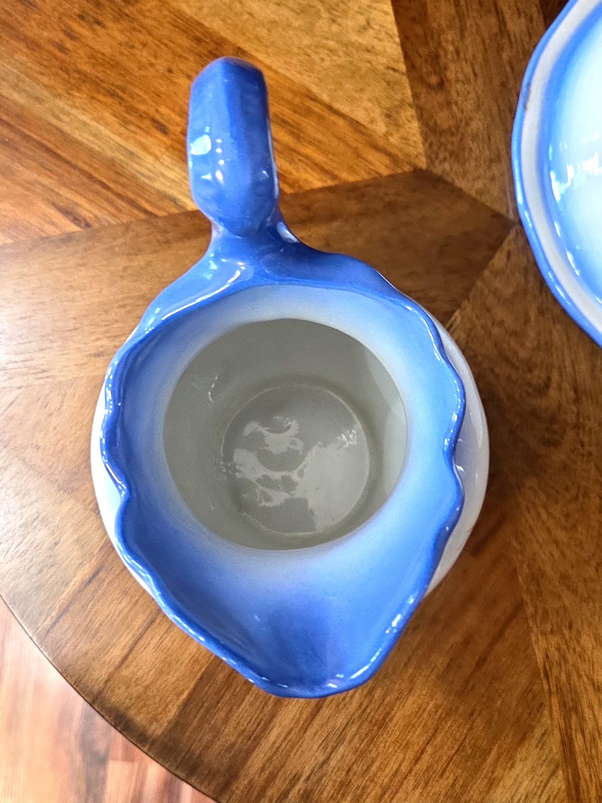 Pitcher and Bowl Set Wash Basin Blue And White Farmhouse Pottery Home Decor