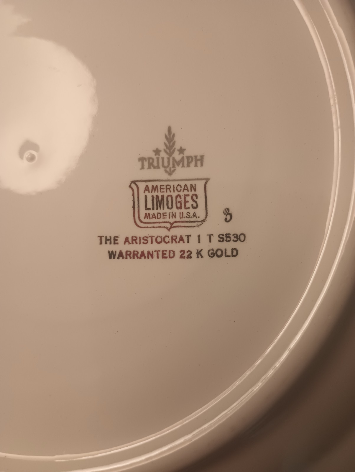 The Aristocrat Triumph American Limoges 12″ Serving Platter
