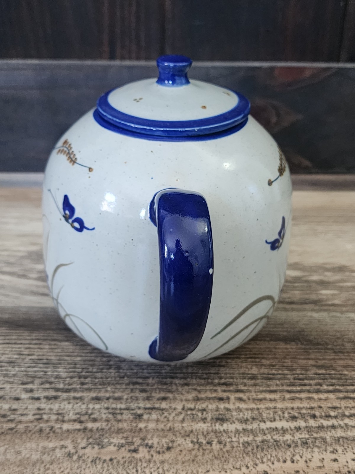 Teresa Duran Xochiquetzal Tonala Butterfly Teapot | Signed | 5.5″ x 5.5″