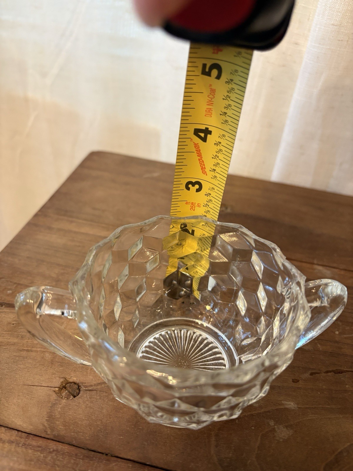 1960’s Federal Glass Yorktown (Colonial) pattern small punch cups