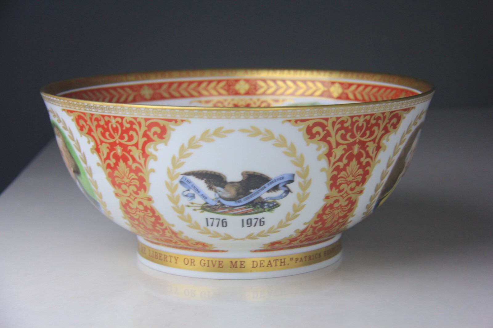 Large Kaiser Limited Edition Bicentennial Bowl #370 of 5,000 – Rare