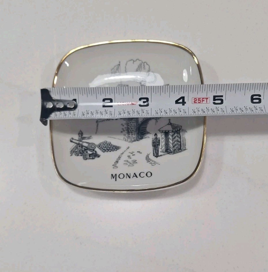 Limoges France Monaco Small Trinket Dish 4 1/5 In
