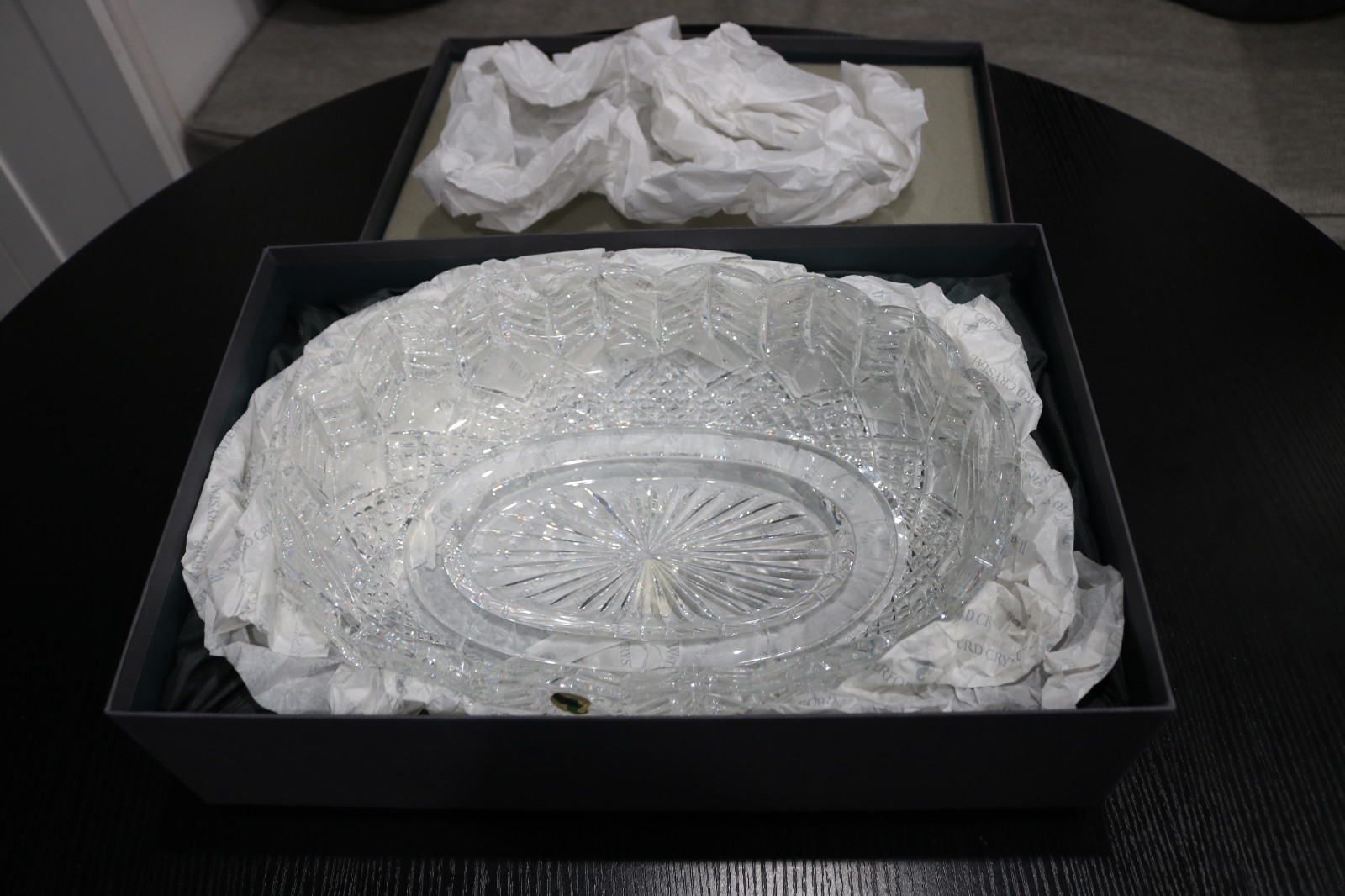 RARE Waterford Limited Edition Oval North Shore Bowl 47/50 Signed by Jim O’Leary