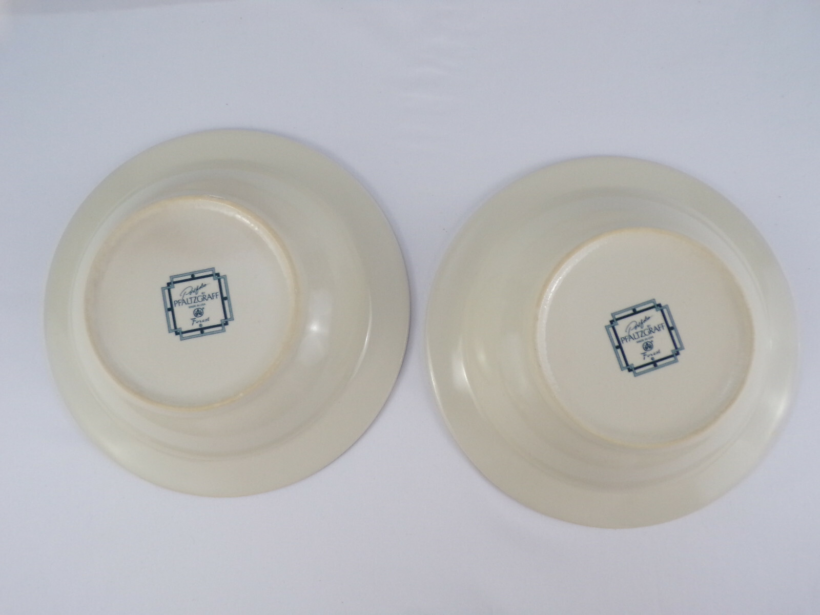 Four Piece Pfaltzgraff Portfolio Forest 2 Luncheon Plates 2 Pasta Salad Bowl b23