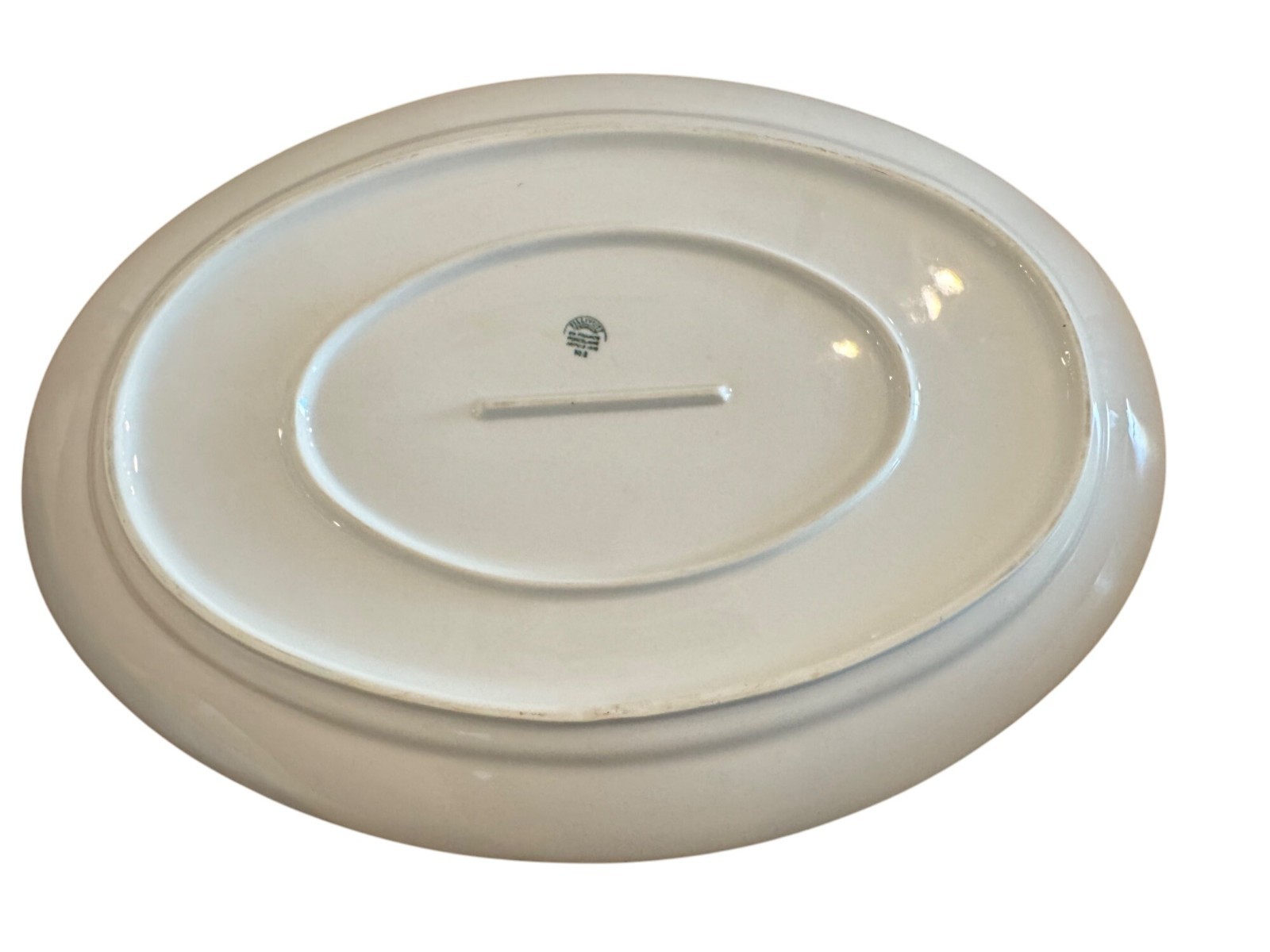 Pillivuyt Oval Porcelain Serving Platter France White 22″x15″ Elegant Dining Pie