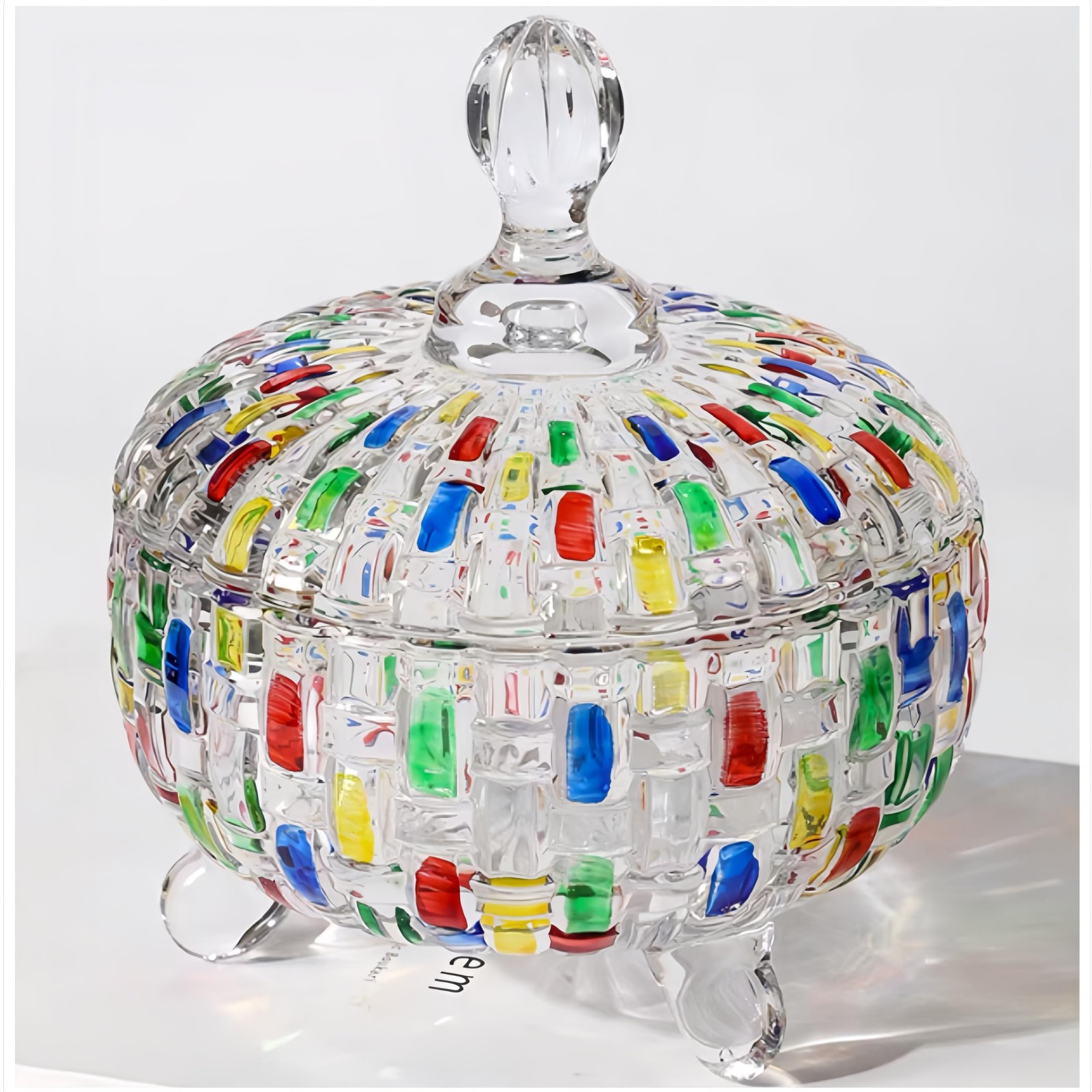 Tlence 24 OZ Candy Dish With Lid, Decorative Candy Dishes Container, Vintage …