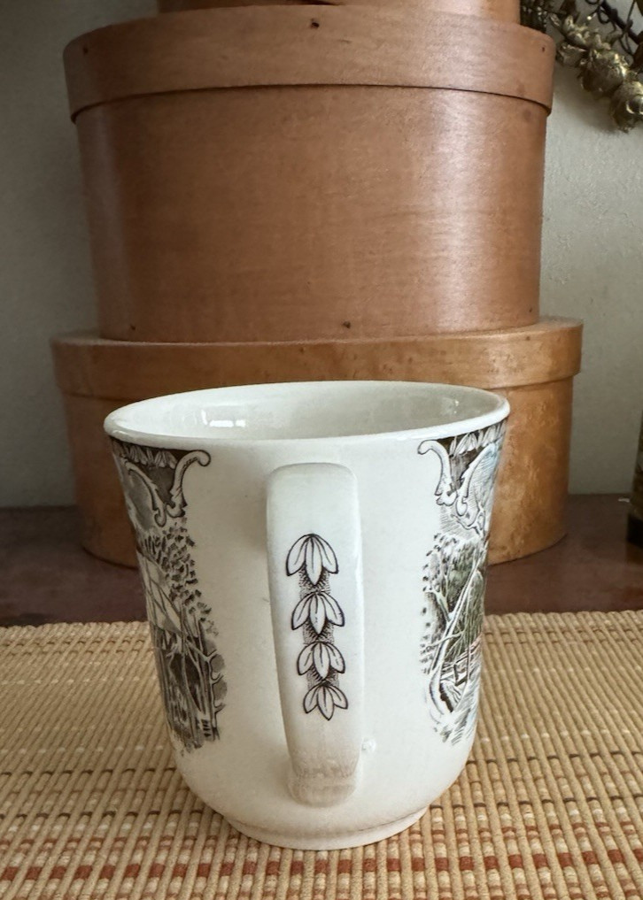 Johnson Bros. Friendly Village Covered Bridge Coffee Tea Mug 9 oz Country Scene