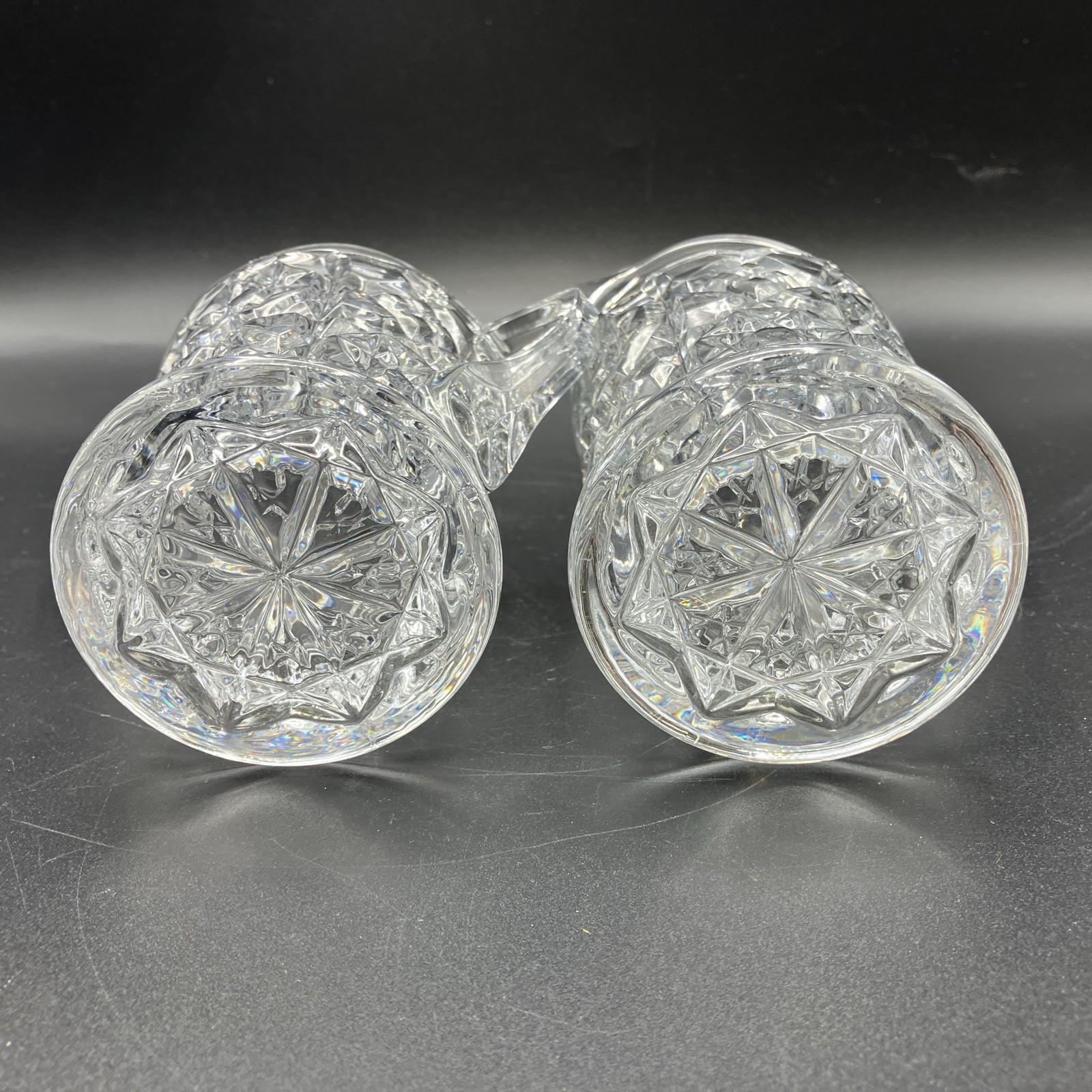 Vintage Fostoria Heritage Sugar and Creamer Set