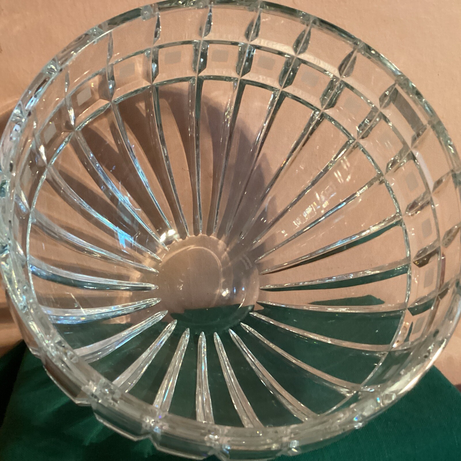 Beautiful Waterford Marquis Crystal QUADRATA Bowl 7.5″ Poland New