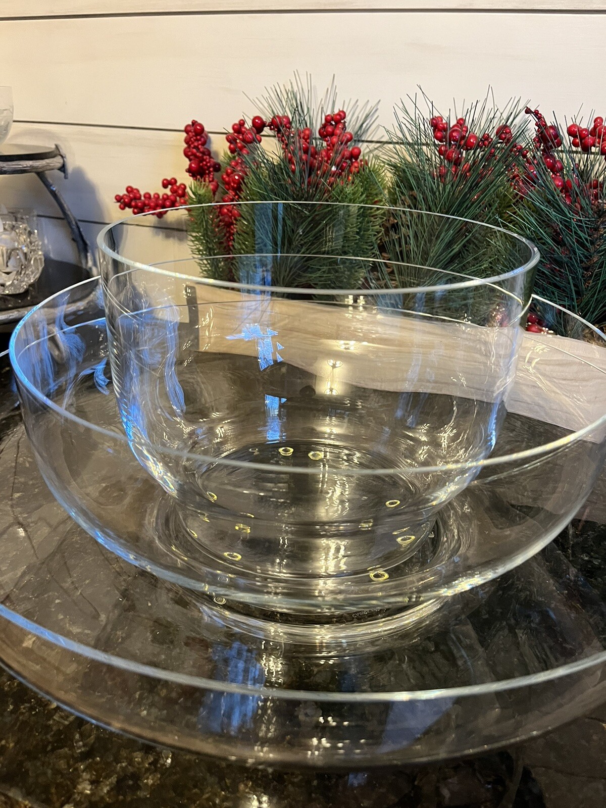 Iittala 3 Centerpiece Bowl Series Carina Seth-Andersson Glass 1998 Pick Up ONLY