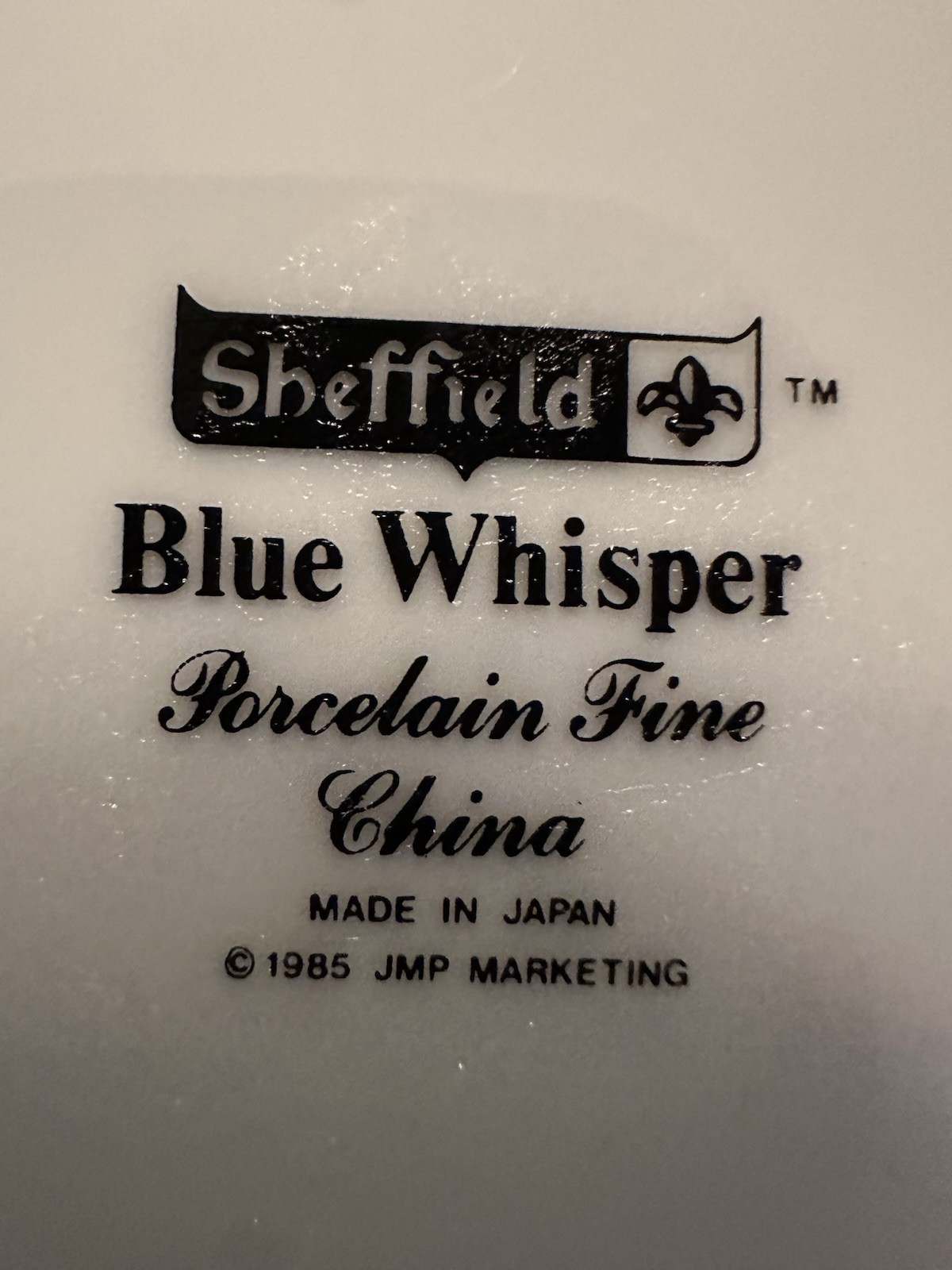 Set of 4 Sheffield Blue Whisper Porcelain China 5 1/2″ Dessert/Berry Bowls Japan