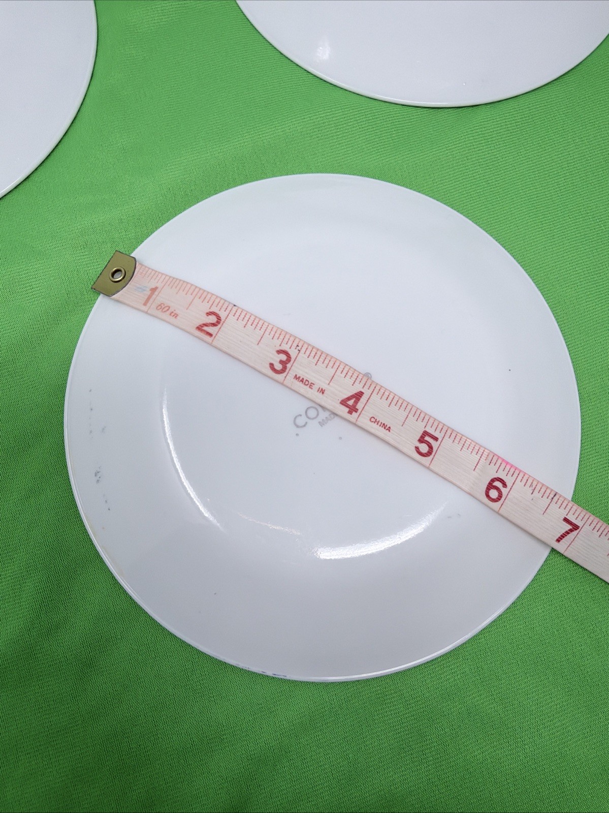 Set Of 6 Corelle Vitrelle Portofino Salad/Dessert Plates Blue Floral 6.75″