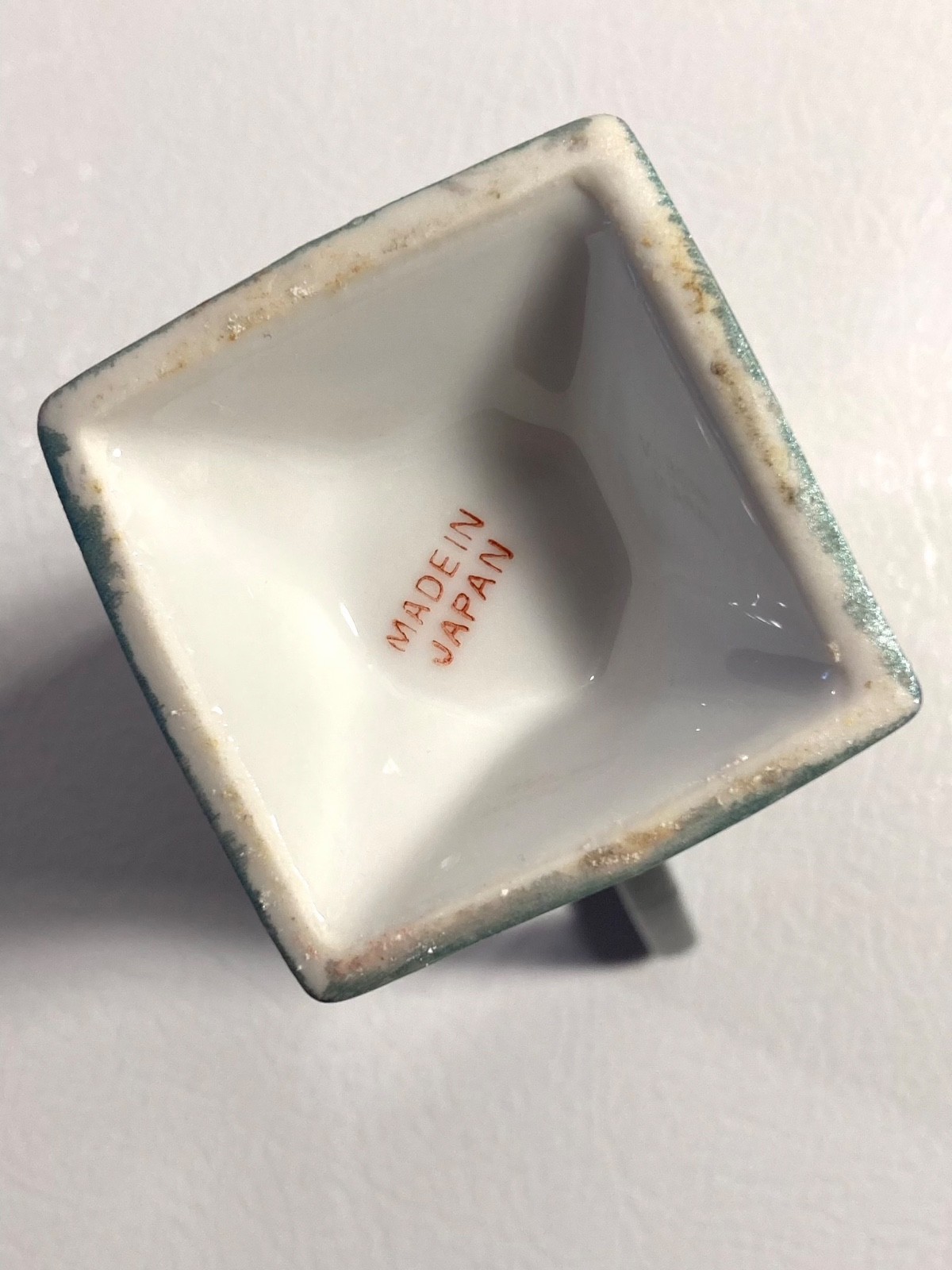 Vintage LusterWare Creamer Pitcher – Art Deco-Style Geometric – Made in Japan