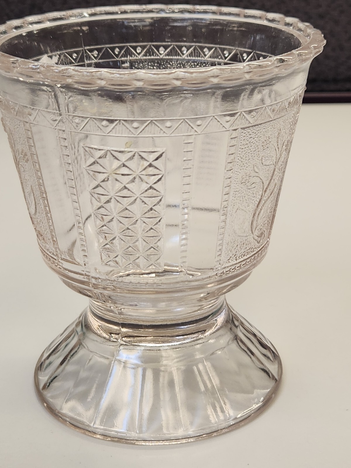 EAPG Regal aka Banded Forget me Not Sugar (no lid) Bryce Brothers 1875