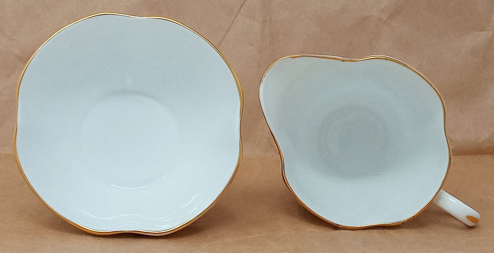 Crownford Creamer & Open Sugar Bowl set Fine Bone China England floral design