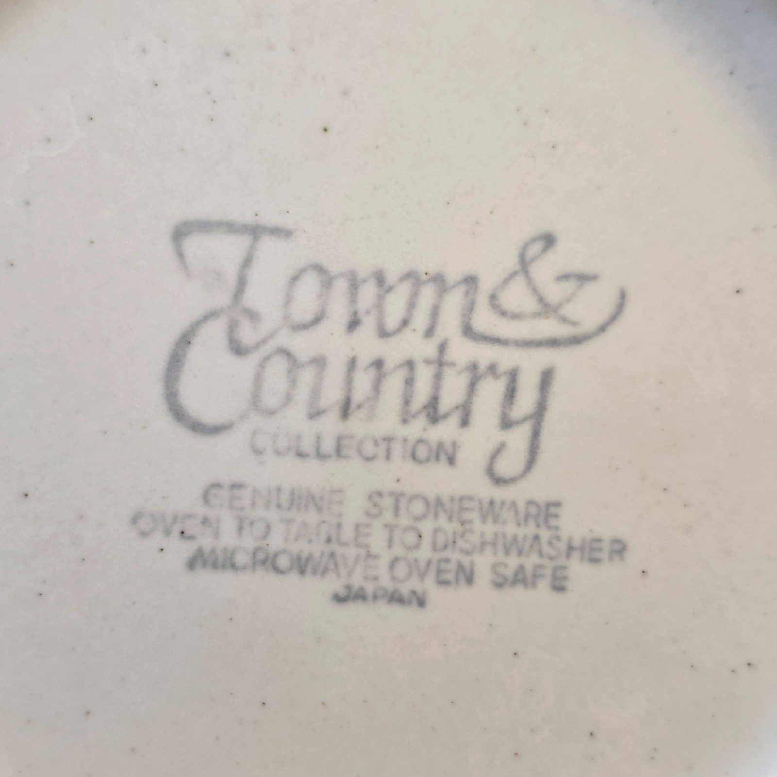FOUR Town & Country Blue Ridge Fruit Bowls White with Blue Ring on Rim