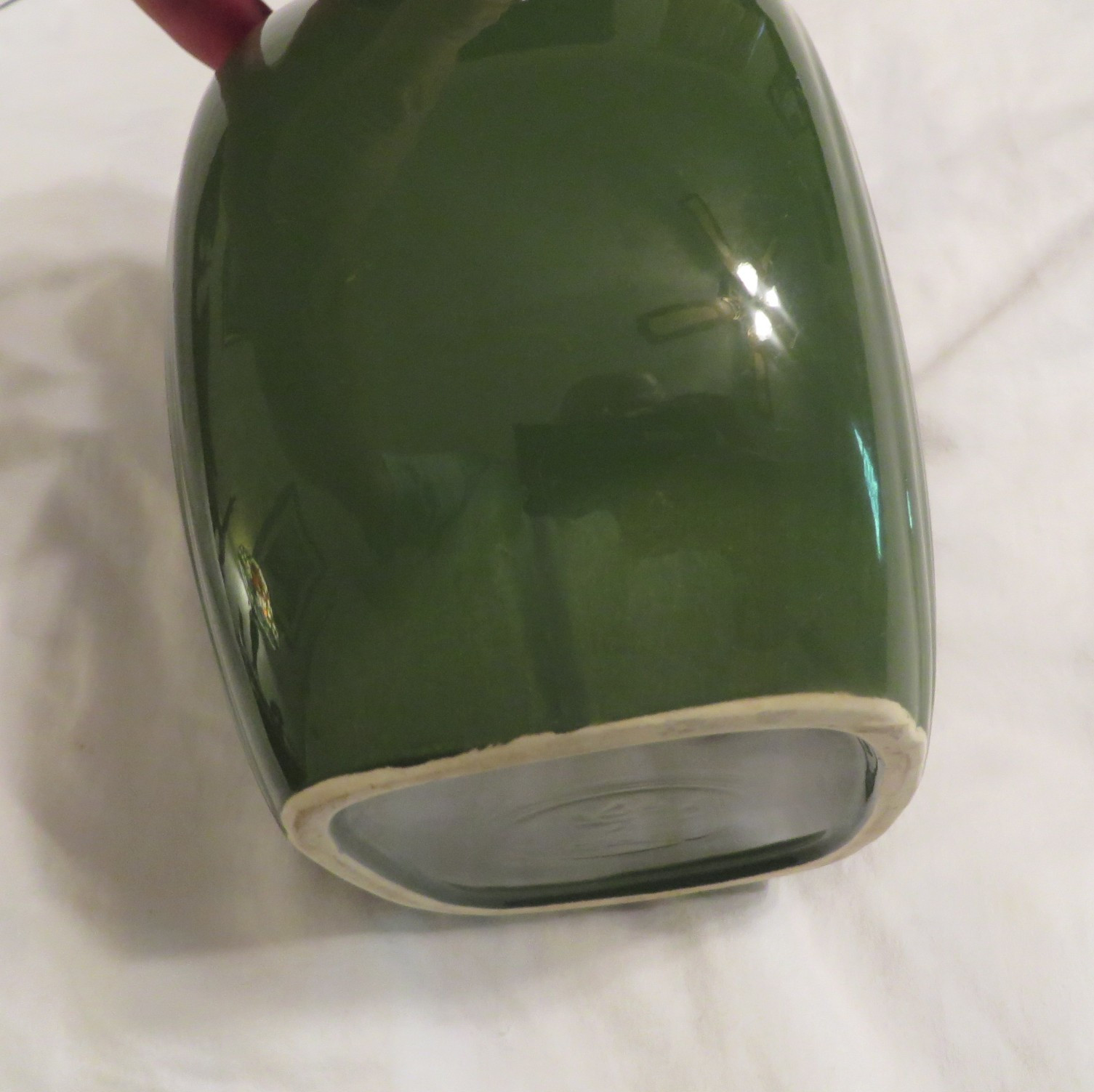 Vintage Fiesta 1950’s *FOREST/DARK GREEN* Disk Water Pitcher
