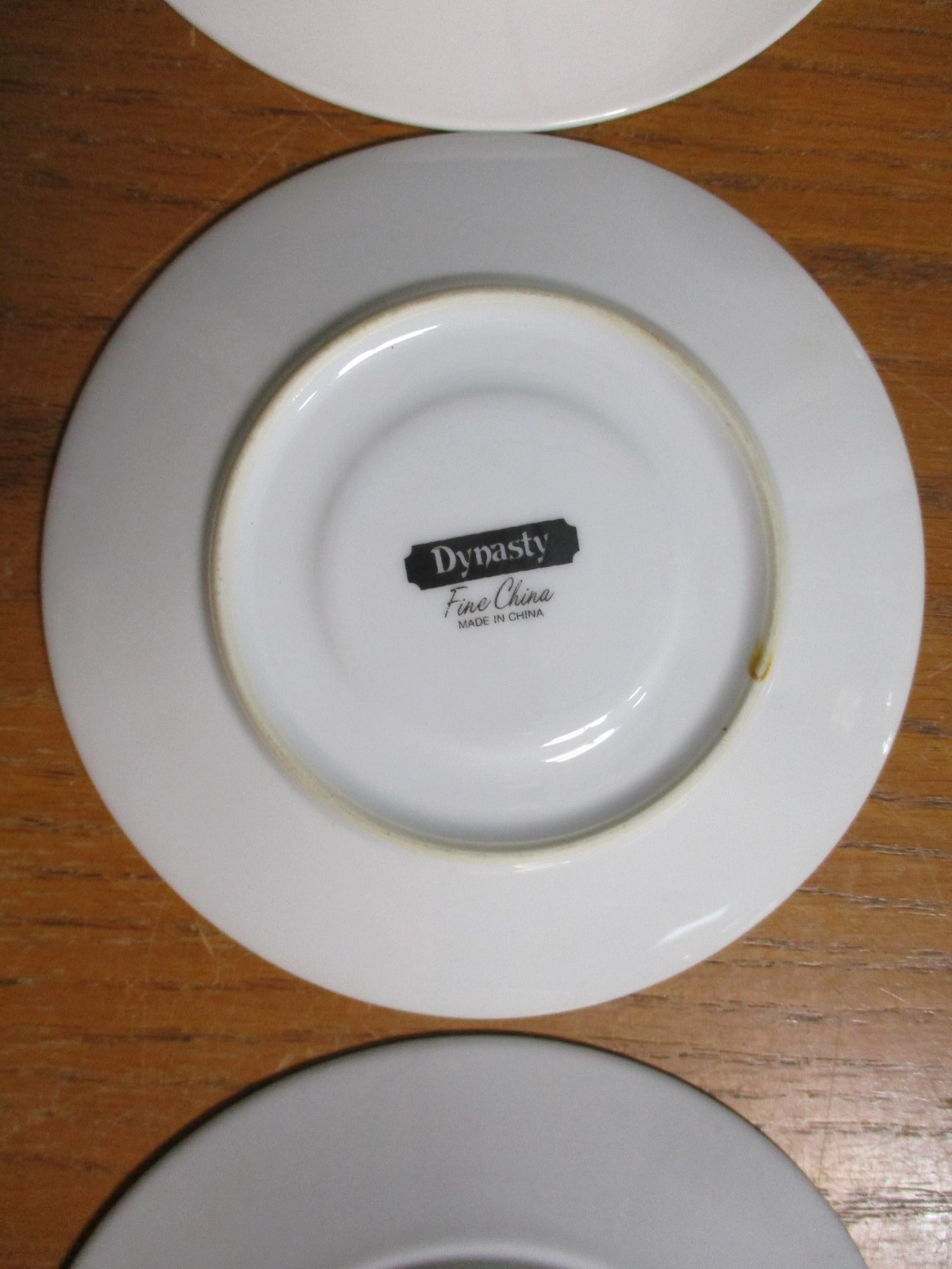 x8 – Mixed Lot of Saucer Plates – 5.25″ to 6-3/8″