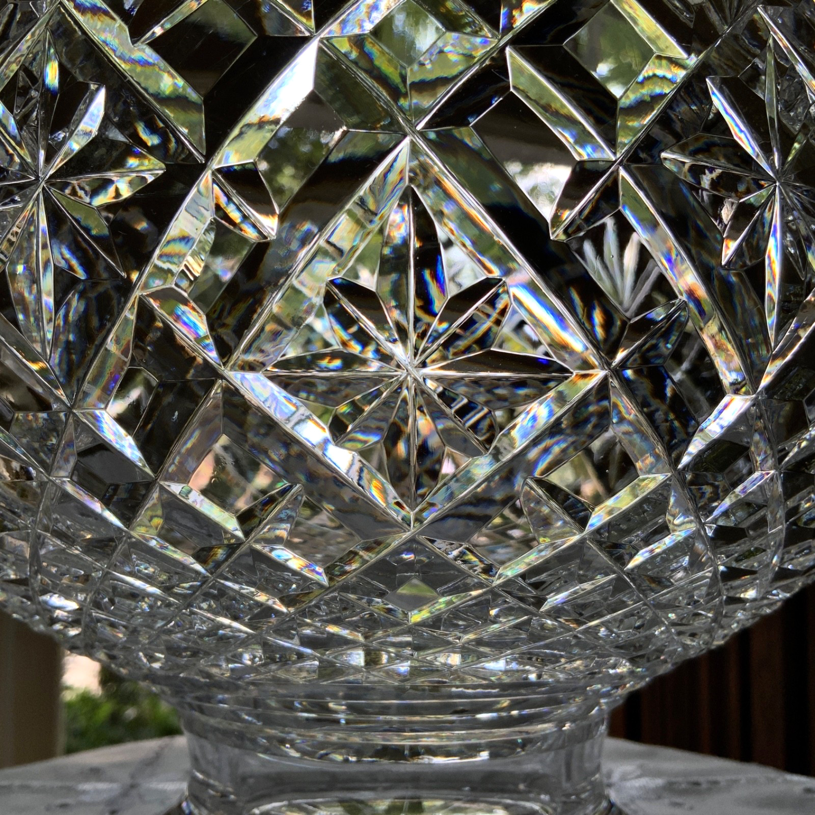WATERFORD CRYSTAL PERIOD COLLECTION 9.5″ CENTRE BOWL PUNCH BOWL #296/871 IRELAND