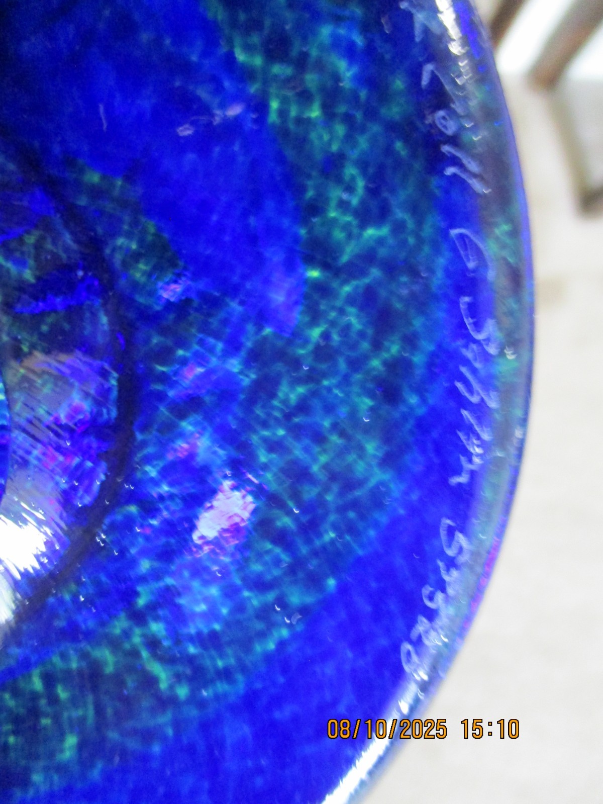 Gunnel Sahlin Kosta Boda Art Glass Bowl Fruit Footed Stemmed