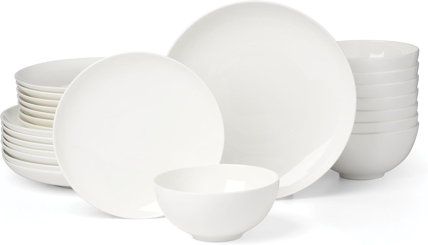 Lenox Studio 1414 Bone China 24 Pc White Service for 8