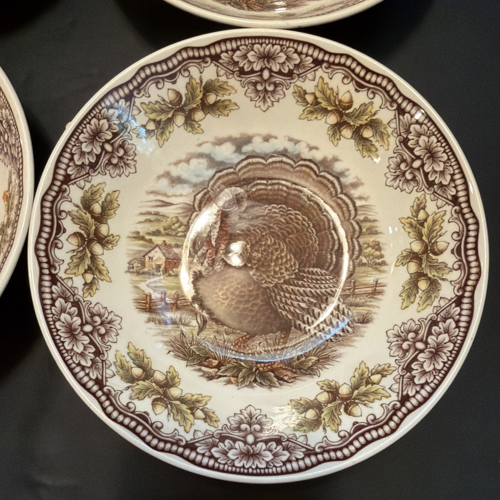 Turkey Royal Stafford Harvest Bowls 6 Brand New With Labels