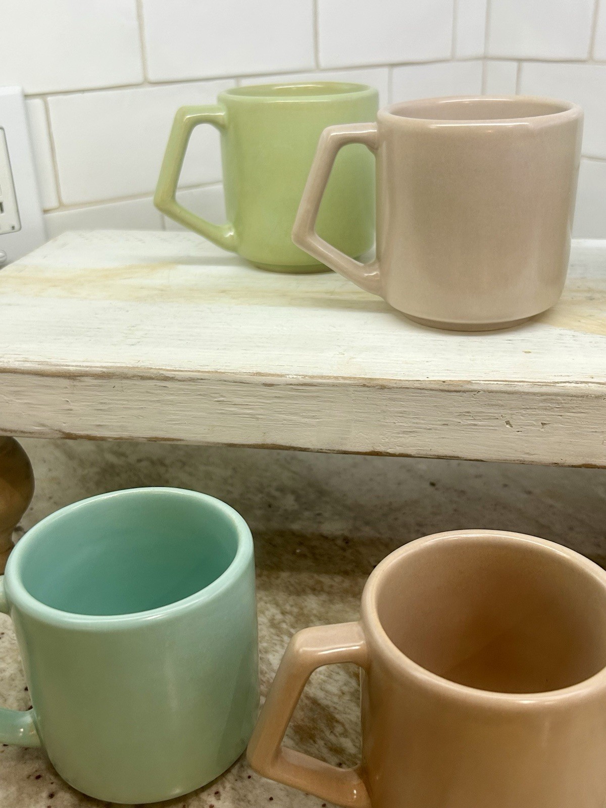 8 Vintage La Solana Pottery Cups