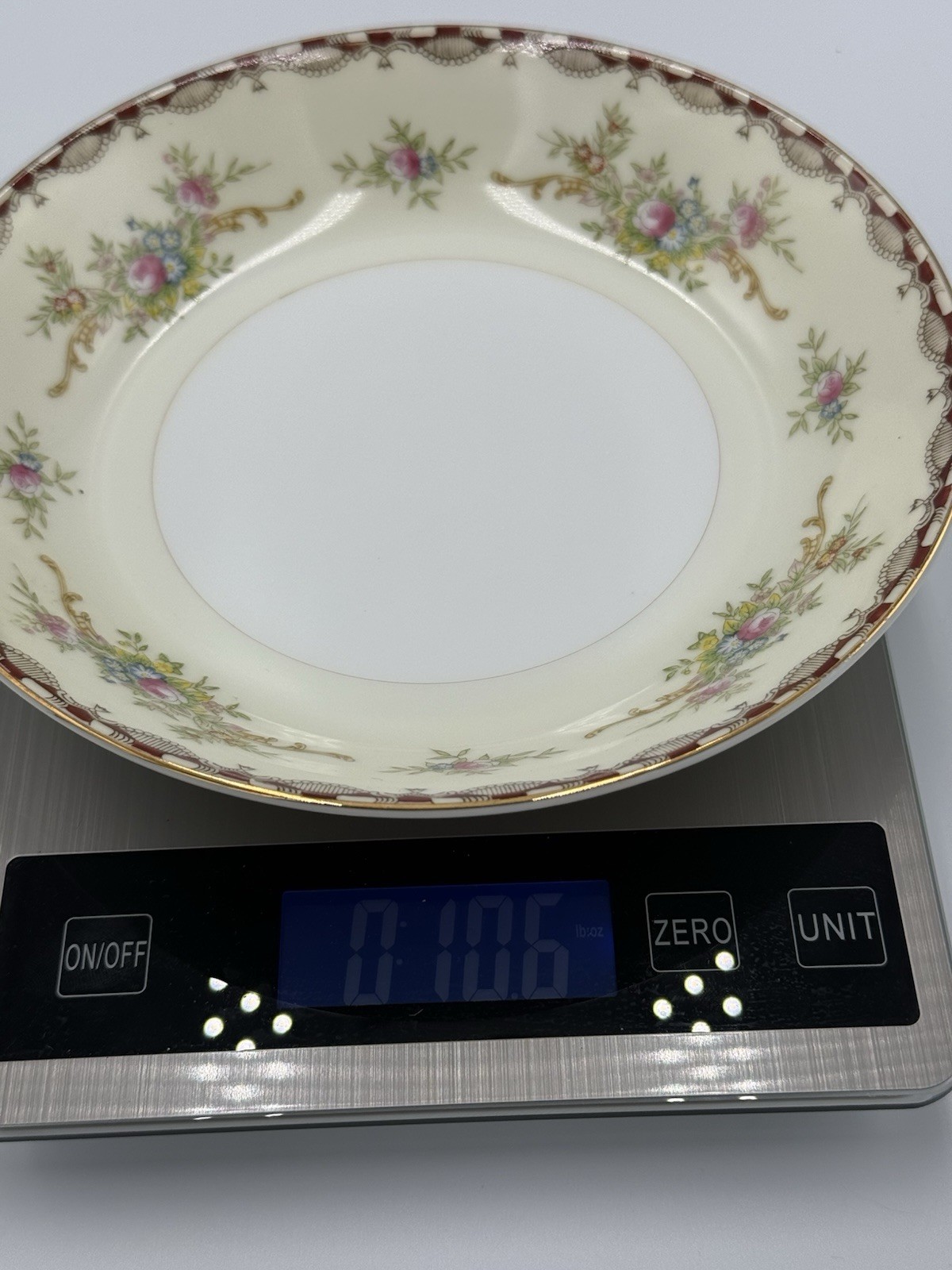 Vintage NSP China Meito China Salad Bowl Hand Painted 7.5 Inches