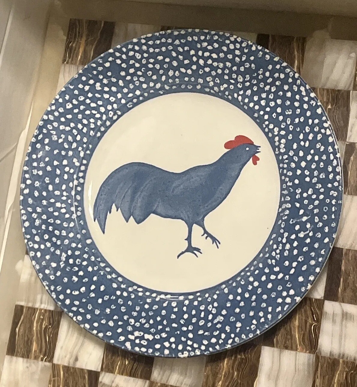 VTG Chanticleer Ictc – Alice Cotterell Rooster 10” Dinner Plate Burleigh England
