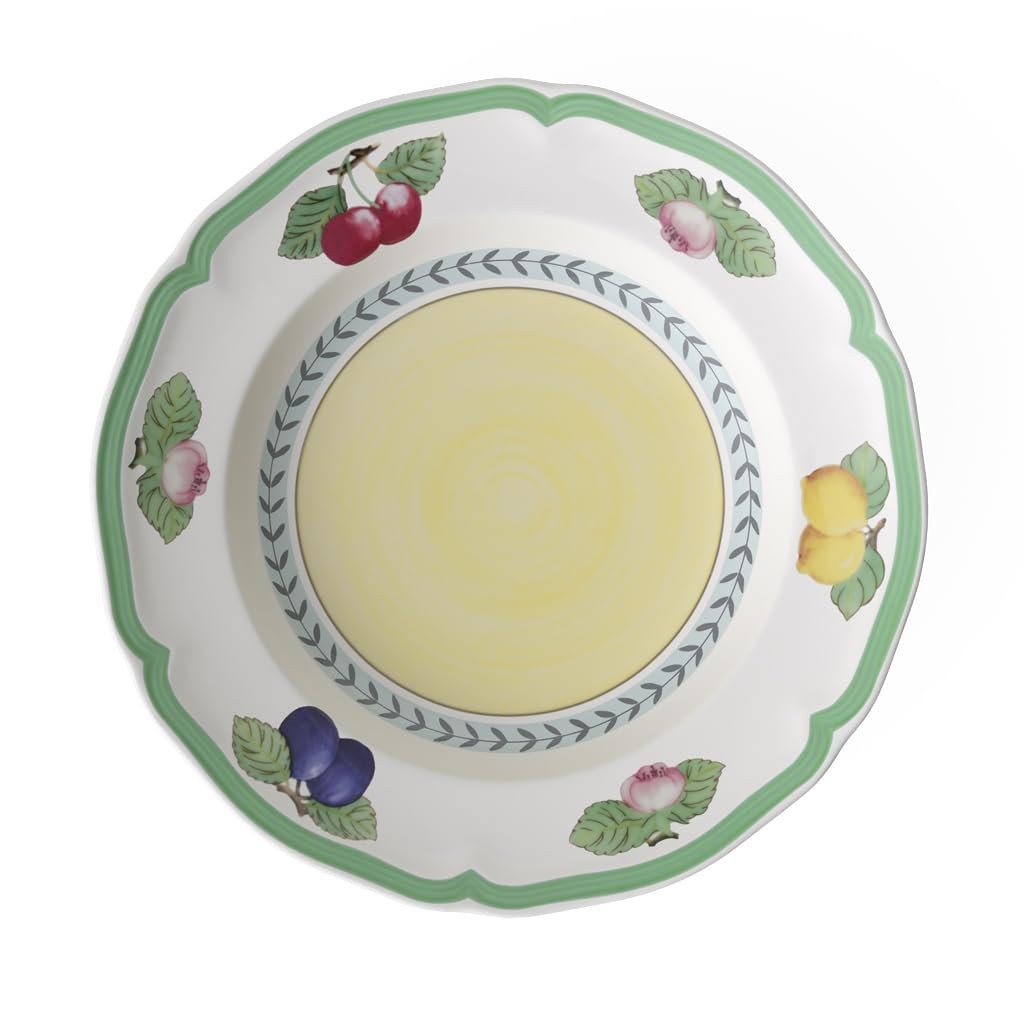 Villeroy & Boch Soup Plate French Garden Fleurence 9 in White/Multicolored