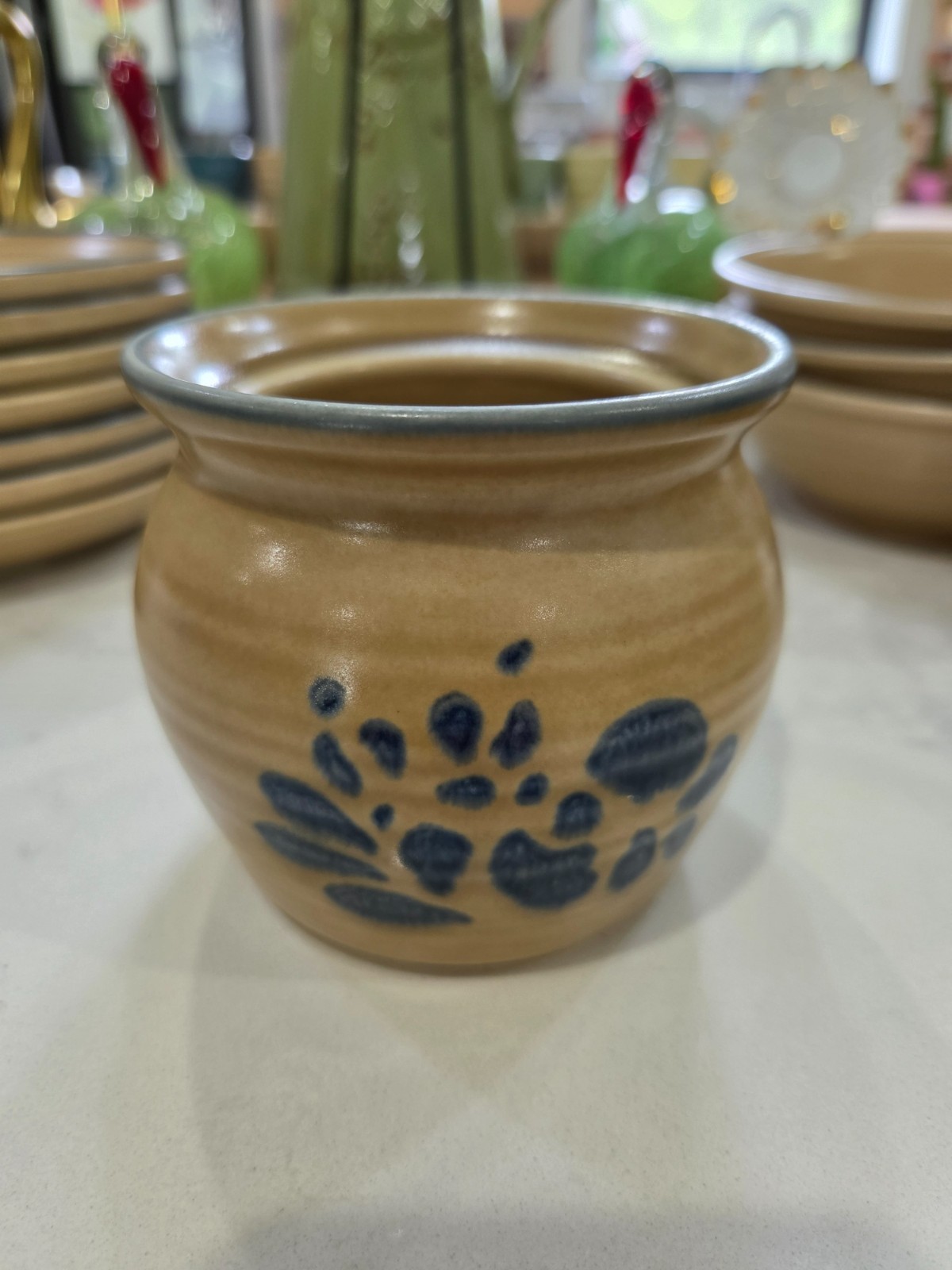 Vintage Build or Replace Set of Pfaltzgraff Folk Art Stoneware Dinnerware