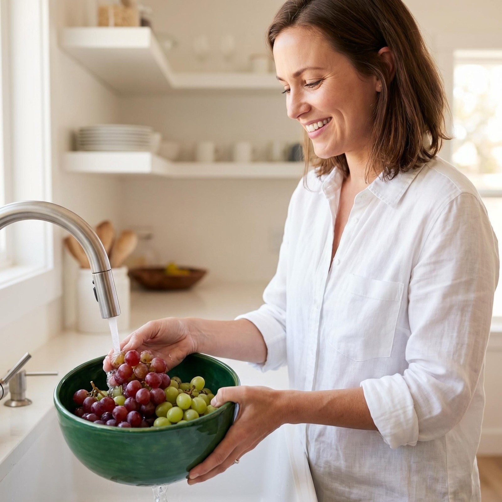 Berry Swirl Bowl Fruit Rinse Bowl Berry Rinse And Drain Bowls With Washing