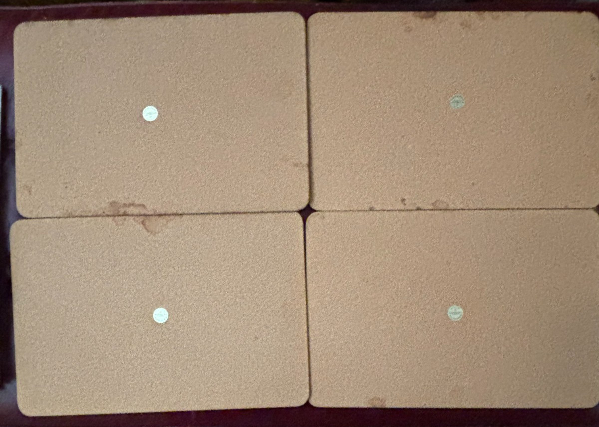 Portmeirion Pomona Set of 4 Cork & 8 Cloth Placemats