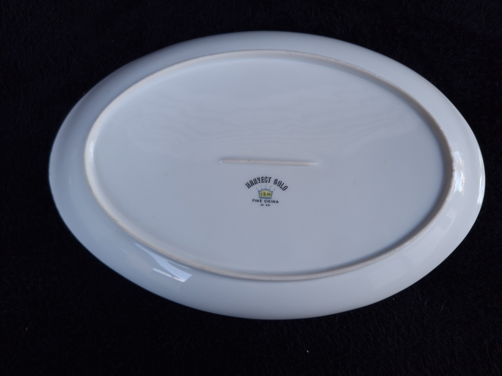 LIPPER & MANN (L&M)-HARVEST GOLD CHINA-PLATTER, BOWL,GRAVY ,SUGAR BOWL-4 PIECES