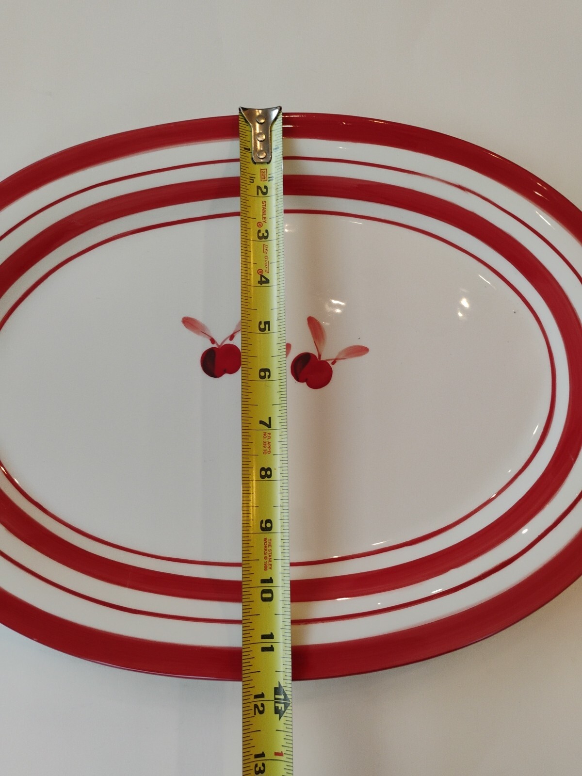 Dansk BING Cherries 16 1/2″ X 12″ Oval Serving Platter Tray Kitchen – No Chips
